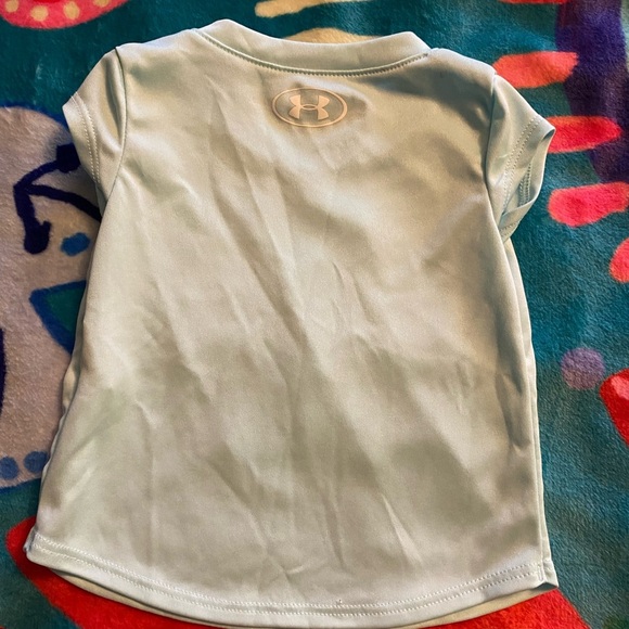 Under Armour Blue Short Sleeve Tee with Crew Neck - Picture 3 of 3